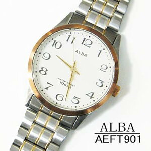 [セイコーウォッチ] 腕時計 アルバ 日常生活用強化防水(10気圧) AEFT901 ステンレス
