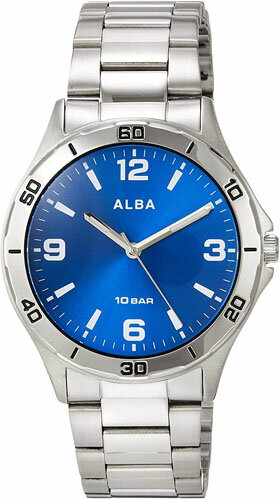 セイコー アルバ 腕時計（メンズ） [セイコーウォッチ] 腕時計 アルバ スポーツ 日常生活用強化防水（10気圧）ドーム無機ガラス AQPK412 メンズ シルバー