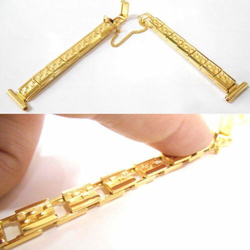 ★新品★腕時計用バンド 金属製 14mm 交換用ベルト 伸縮バンド 6個セット【業務用】【送料無料】