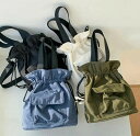【バレンタインデーのギフト】巾着ショルダー 2WAYショルダー ドローストリング ショルダーバッグ ポシェット 巾着バッグ ハンドバッグ 軽量バッグ ドロストミ...