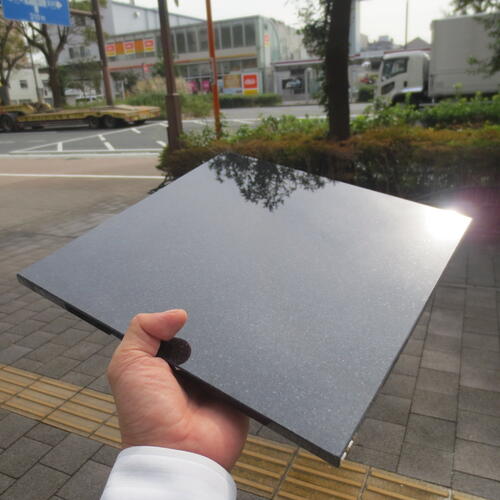 板石 300*300*10mm 平板 レザークラフト台 カシメ 打ち台 花器台 オーディオボード 音響機器 インド黒御影石 YKD