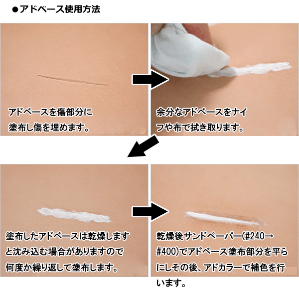 コロンブス アドベース【COLUMBUS 靴の修理用品 傷の補修クリーム 傷隠し 革製品】