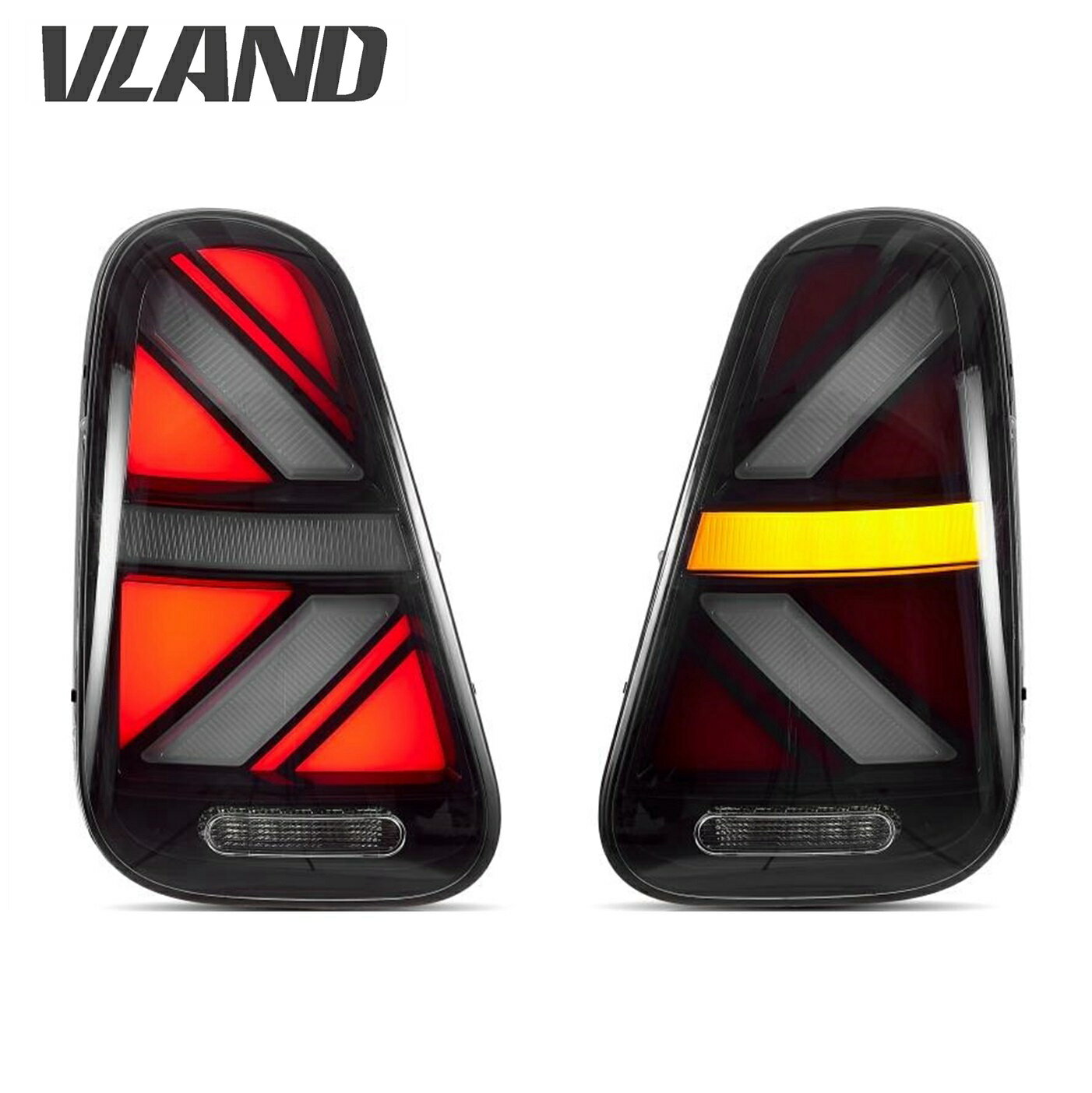 VLAND MINI ミニ R50 R52 R53 テールランプ 後期適合 ユニオンジャック 流れるウインカー オープニング機能搭載
