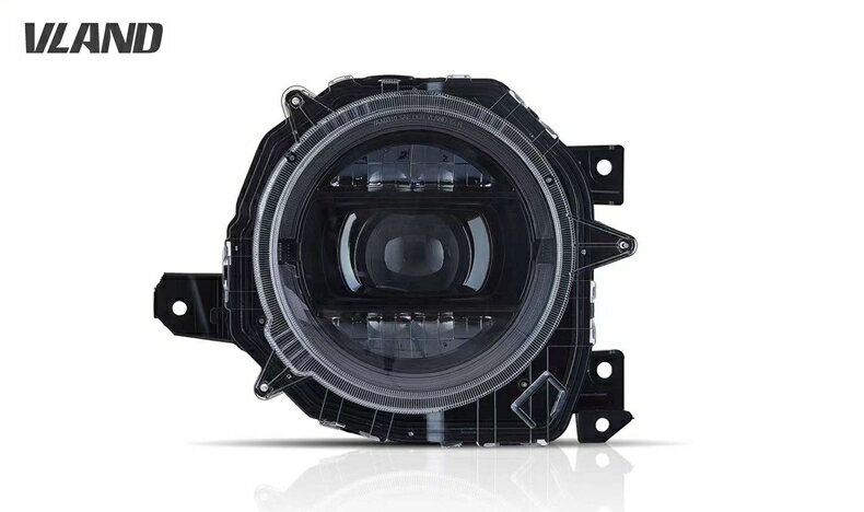 VLAND ジムニー ジムニーシエラ JB74W LEDプロジェクターヘッドライトユニット 左右 オープニング機能付オンオフ切替可能 流れるウィンカー機能