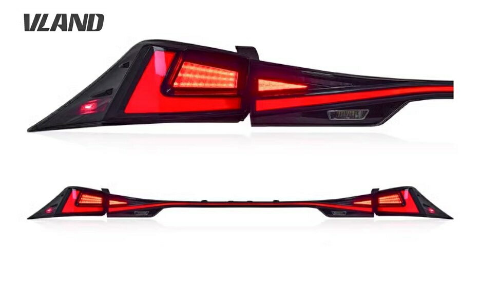 VLAND IS 30系前期中期用 LEDテールランプ 一文字 流れるウィンカー オープニング機能オンオフ可能