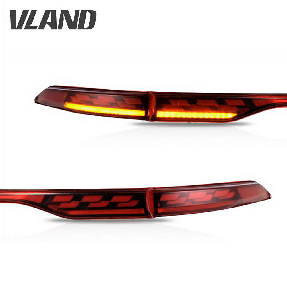 VLAND 80系 ハリアー ハリアーハイブリッド LEDテールランプ 流れるウインカー オープニング機能搭載切替可能 カスタム ウインカー視認性向上