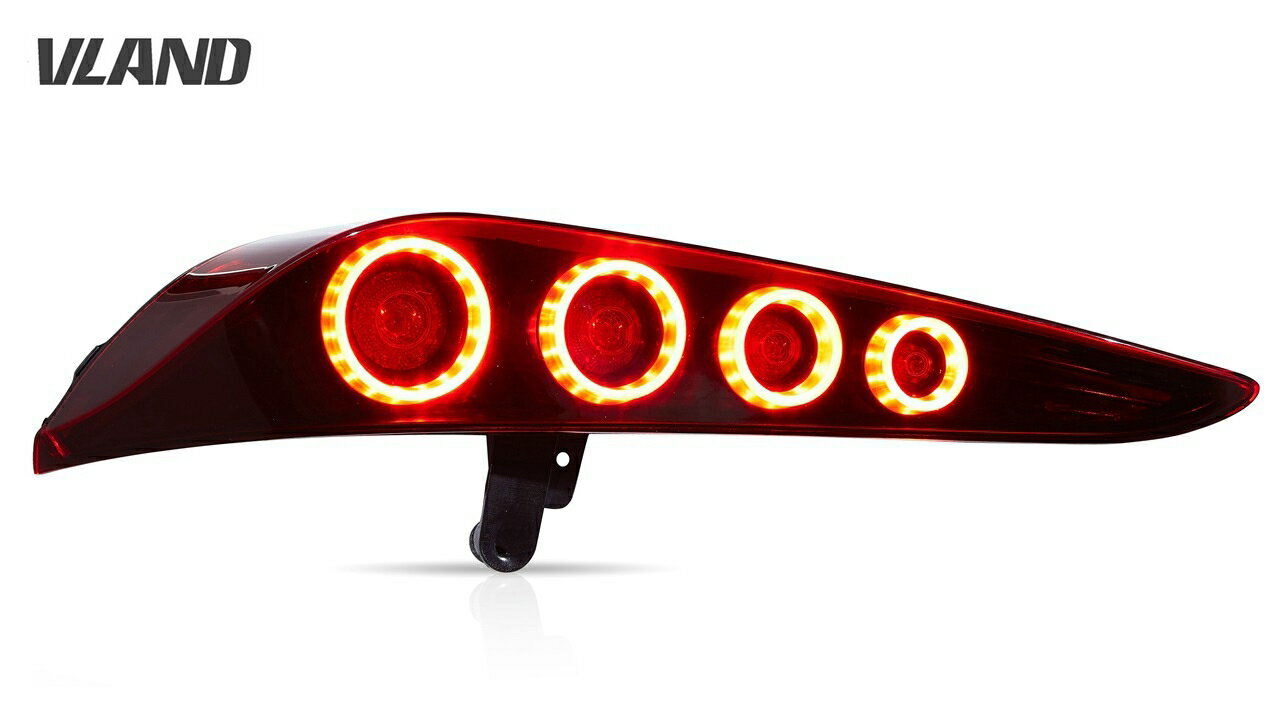 VLAND LEDテールランプ 流れるウインカー オープニング機能搭載切替可能 カスタム ドレスアップ シーケンシャル
