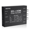 特長 ・放送機器、カメラなどの信号変換、分配、延長用途 ・クロスコンバート機能搭載(HDMI信号⇔SDI信号) ・2入力(1x3G/HD/SD-SDI,1xHDMI), 3出力(2x3G/HD/SD-SDI,1xHDMI) ・SMPTE 424M,SMPTE 292M, SMPTE 259M 準拠 ・100mまで延長可能(3G-SDI) ・ワイド動作電圧 DC5-24V ・2電源　ACアダプタ/バッテリ ・1/4インチカメラネジ付 ・電源/入力/出力状態表示 ・丈夫な金属筐体 仕様 ・入力(1x3G/HD/SD-SDI(BNC),1xHDMI(Aタイプ雌)) ・出力(2x3G/HD/SD-SDI(BNC),1xHDMI(Aタイプ雌)) ・SDI対応信号 　3G-SDI：1080p(60/59.94/50) 　HD-SDI：1080p(30/29.97/25/24) 　1080i(60/59.94/50) 　1080PsF24 　720p(60/59.94/50/30/25/24) 　SD-SDI：576i(50),480i(60) ・HDMI対応信号 　1080p(60/59.94/50/30/29.97/25/24) 　1080i(60/59.94/50) 　1080PsF24 　720p(60/59.94/50/30/25/24) 　576i(50),480i(60) ・消費電力 &lt;= 4.2W ・動作電圧 DC5-24V ・電源 ACアダプタ 12V ・バッテリプレート F970 ・動作温度 -20 〜 60℃ ・保存温度 -30 〜 70℃ ・筐体 金属 ・サイズ 108.5(L) x 23(D) x 78.8(H)mm ・重量 230g/260g(F970バッテリープレート装着時) ・無償保証期間 1年間 パッケージ内容 ・本体 ・取扱説明書 ・ACアダプタ(DC12V) ・F970バッテリープレート(本体に装着済み)