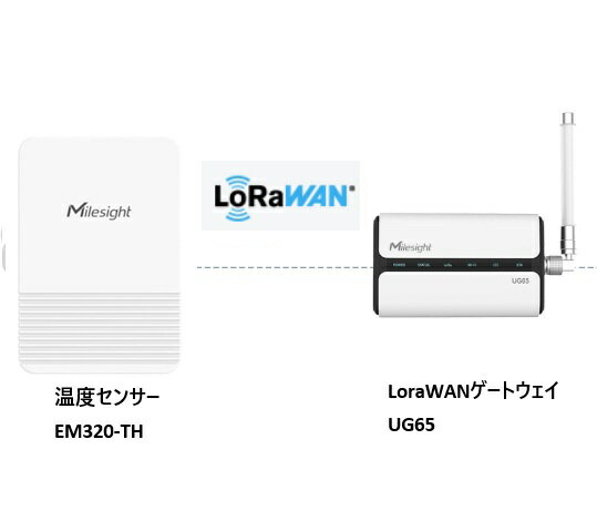 【LoRaWAN温度監視キット】冷凍車・コールドチェーン向け｜-30℃～+60℃対応｜長距離通信×省電力×｜食品・医薬品輸送に Milesight