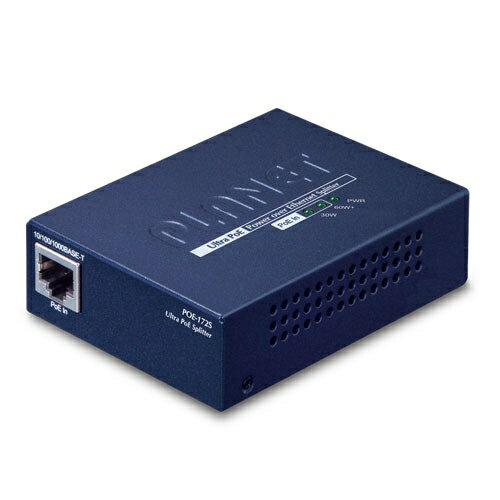 Ultra PoE+ スプリッター PLANET POE-172S(12V/19V/24V) Ultra PoE+ スプリッター PLANET POE-172S(12V/19V/24V)