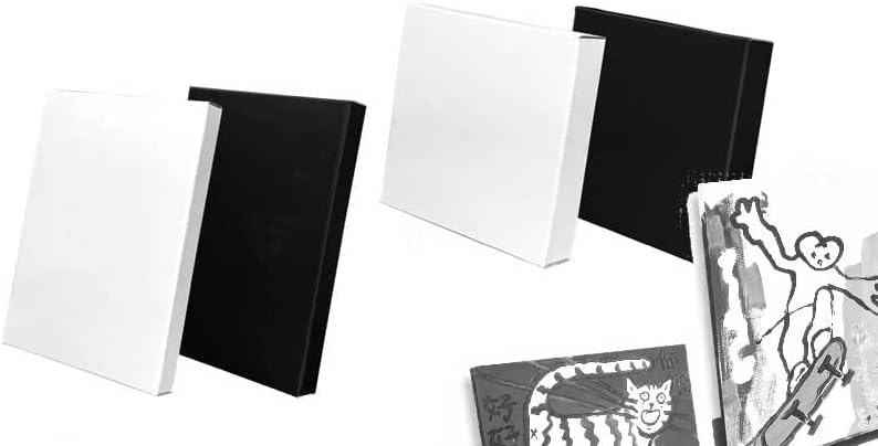 Rakuten - ホルベイン ダンボール素材の新感覚キャンバス「日本製 ダンボールキャンバス3枚組 」フック穴2 箇所、本体・パッド各3枚入り、道具不要、スグ飾れる！