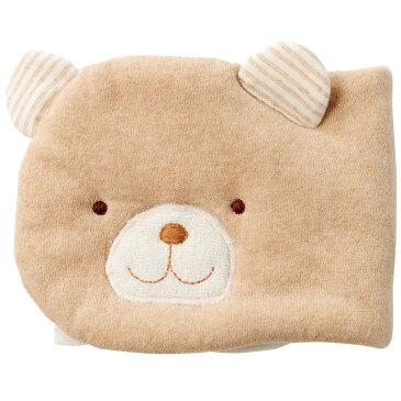 にこにこ動物はらまき【クマ】オープン式オーガニックコットン