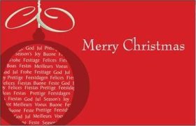 Rakuten - オランダ製クリスマスカード（2つ折り ・封筒付き）No.27