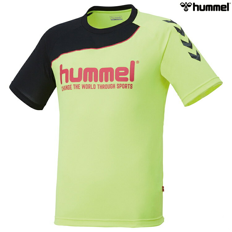 hummel ヒュンメル ハンドボールTシャツ HAP1142H 半袖シャツ イエロー M