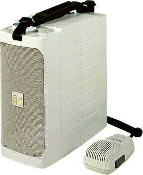 拡声器 ショルダーメガホン 6W （ホイッスル音付） TOA ER-604W 【送料無料】