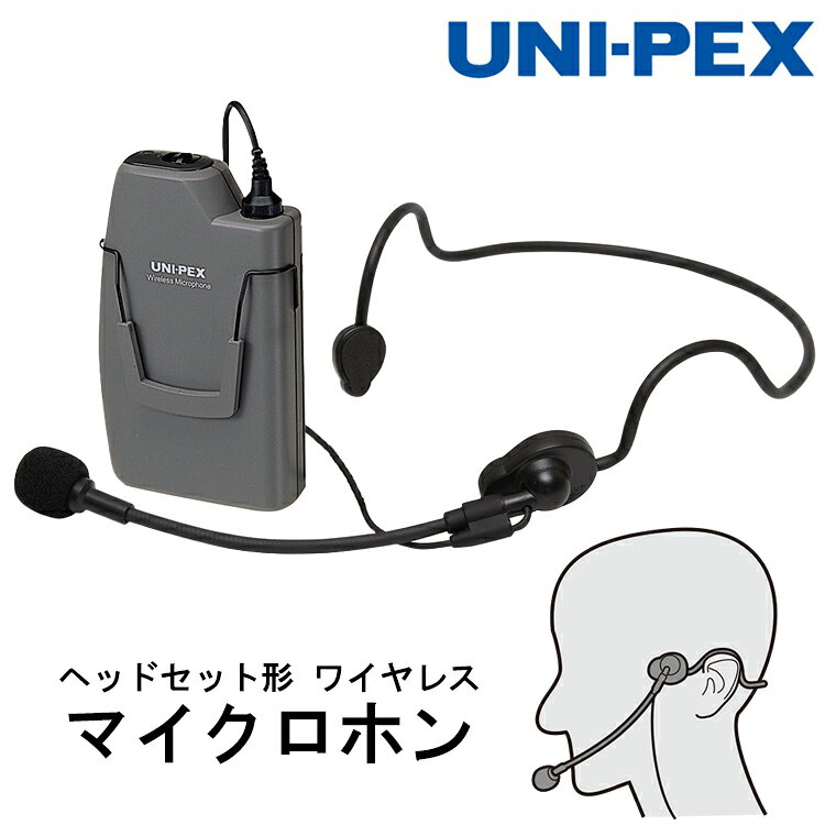 ※パッケージおよび仕様は予告なく変更する場合がございます。※メーカー希望小売価格はメーカーサイトに基づいて掲載しています。 ■ 商品名 ヘッドセット形ワイヤレスマイクロホン WM-3130 ■ 送信周波数 300MHz帯 ■ 送信出力 1mW ■ 使用マイク 単一指向性エレクトレットコンデンサーマイクロホン ■ 周波数特性 100Hz～7kHz（1kHz基準、50μsエンファシス） ■ 使用電池 単3形乾電池 1個 ■ 電池持続時間 [マンガン乾電池 R6PU（黒）使用時] 約16時間（常温連続使用にて） [アルカリ乾電池 LR6使用時] 約32時間（常温連続使用にて） ■ 寸法(本体) 幅66mm×長さ106mm×厚さ22mm ●単一指向エレクトレットコンデンサー型。 ●300MHz帯13チャンネルに対応します。 ●ヘッドセットタイプ。両手を自由に使えますので、運動会・イベント・デモ用マイクとして最適です。ヘッドセット形 ワイヤレスマイクロホン WM-3130