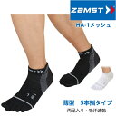 【最大2000円offクーポン配布中】ザムスト ZAMST 機能性 ソックス HA-1 メッシュ 5本指 くるぶし丈 スポーツ 靴下 375610-3756113
