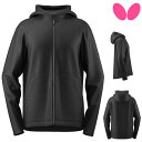 バタフライ BUTTERFLY ストレッチフーディー・TRジャケット 卓球 トレーニングウエア 上着 ジャケット メンズ レディース 46800