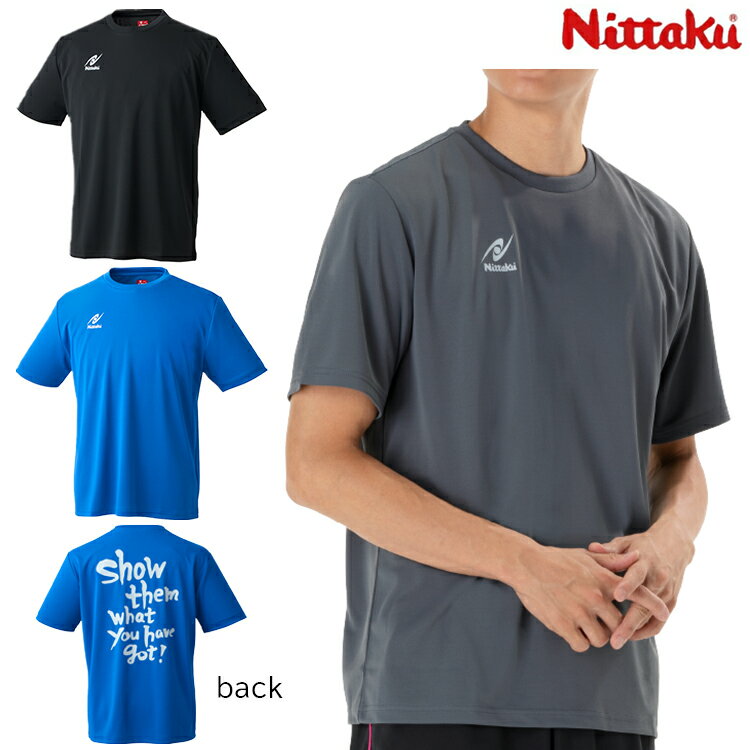 ニッタク Nittaku 卓球 Tシャツ バックプリントTシャツ メンズ レディース NX-2022