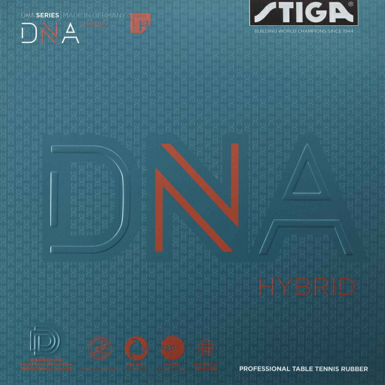 【今だけプレゼント付き】STIGA スティガ 卓球ラバー DNA ハイブリッド XH HYBRID テンション系裏ソフト 1712-1301 1712-1305