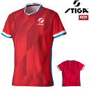スティガ STIGA シャツ KR-3 レッド 卓球 ユニフォーム メンズ レディース 1805-6805
