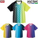 VICTAS PLAY ヴィクタス 卓球ユニフォーム バーティカルグラデーション ゲームシャツ メンズ レディース 612101