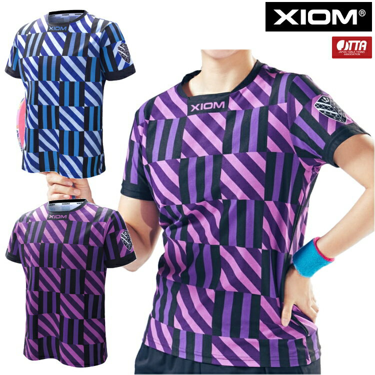 XIOM エクシオン 卓球 ユニフォーム シーザー CEASER ゲームシャツ メンズ レディース 1014