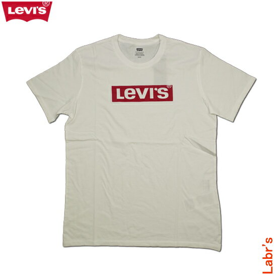 リーバイスBOX LOGO PRINT S/S T-SHIRTボックスロゴプリント Tシャツ※2枚以上のご注文は宅配便に変更