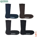 【rasox(ラソックス)】【UNISEX】マーセライズド・コットン ソックス(靴下)【ネコポス便可】