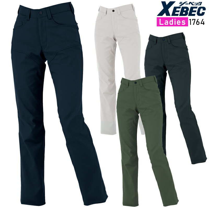樂天商城 - 【2023秋冬新作】 XEBEC レディススラックス 作業服 秋冬用 レディース 1764 ジーベック 作業着 7号-19号
