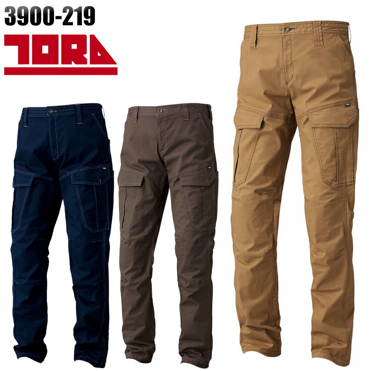 樂天商城 - 寅壱 作業ズボン 作業着 ストレッチ カーゴパンツ メンズ 作業服 3900-219 寅一 TORAICHI ワークウェア M(76)-5L(106)
