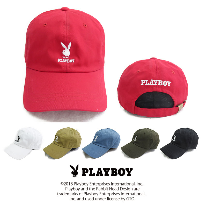 帽子 PLAYBOY刺繍キャップ PBC-001 プレイボーイcap 女子 メンズ レディース アウトドア 紫外線対策 uvケア 春夏 カジュアル