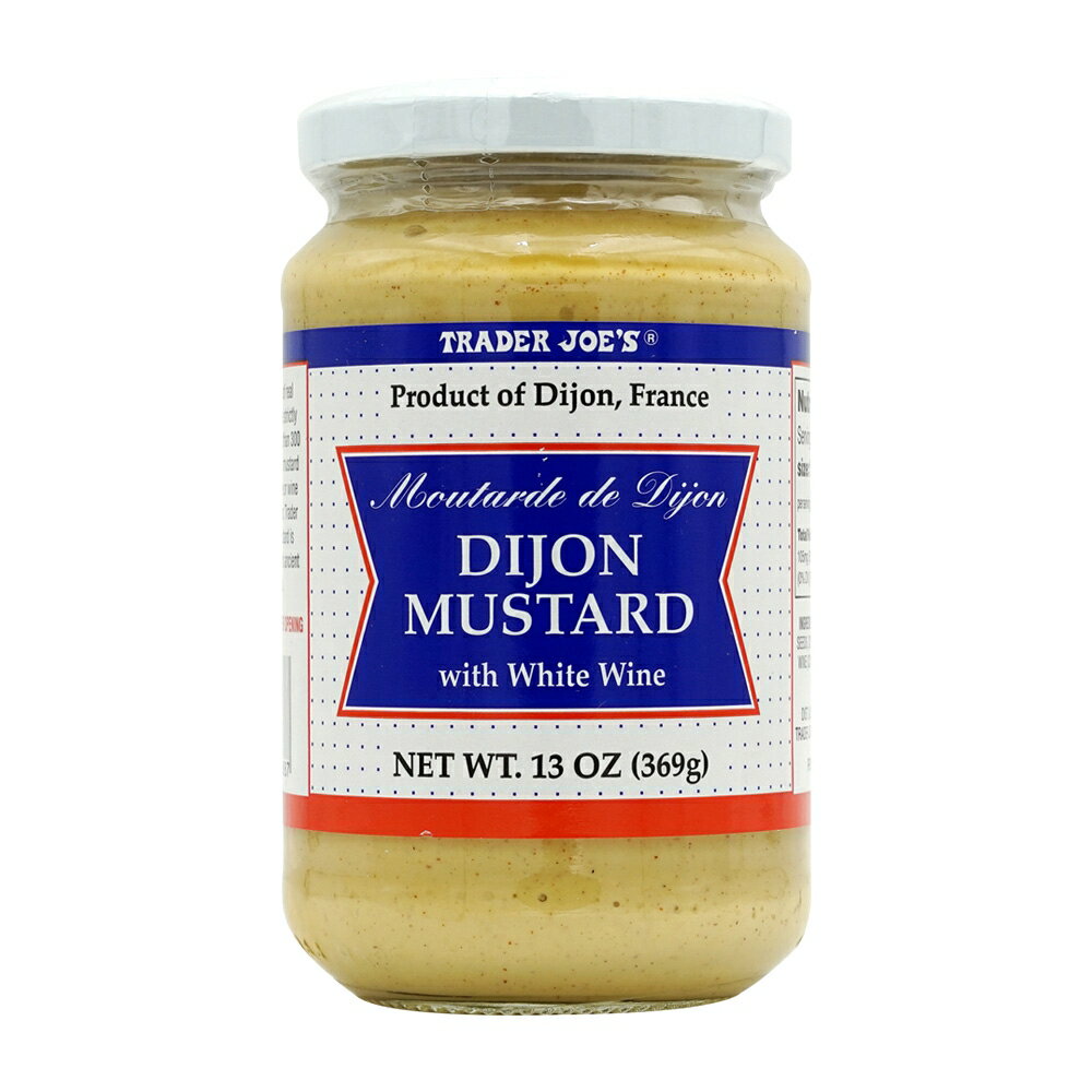 【送料無料】 ディジョンマスタード with ホワイトワイン 369g ドレッシング トレーダージョーズ トレジョ【Trader Joe's】Dijon Mustard with White Wine, 13 oz