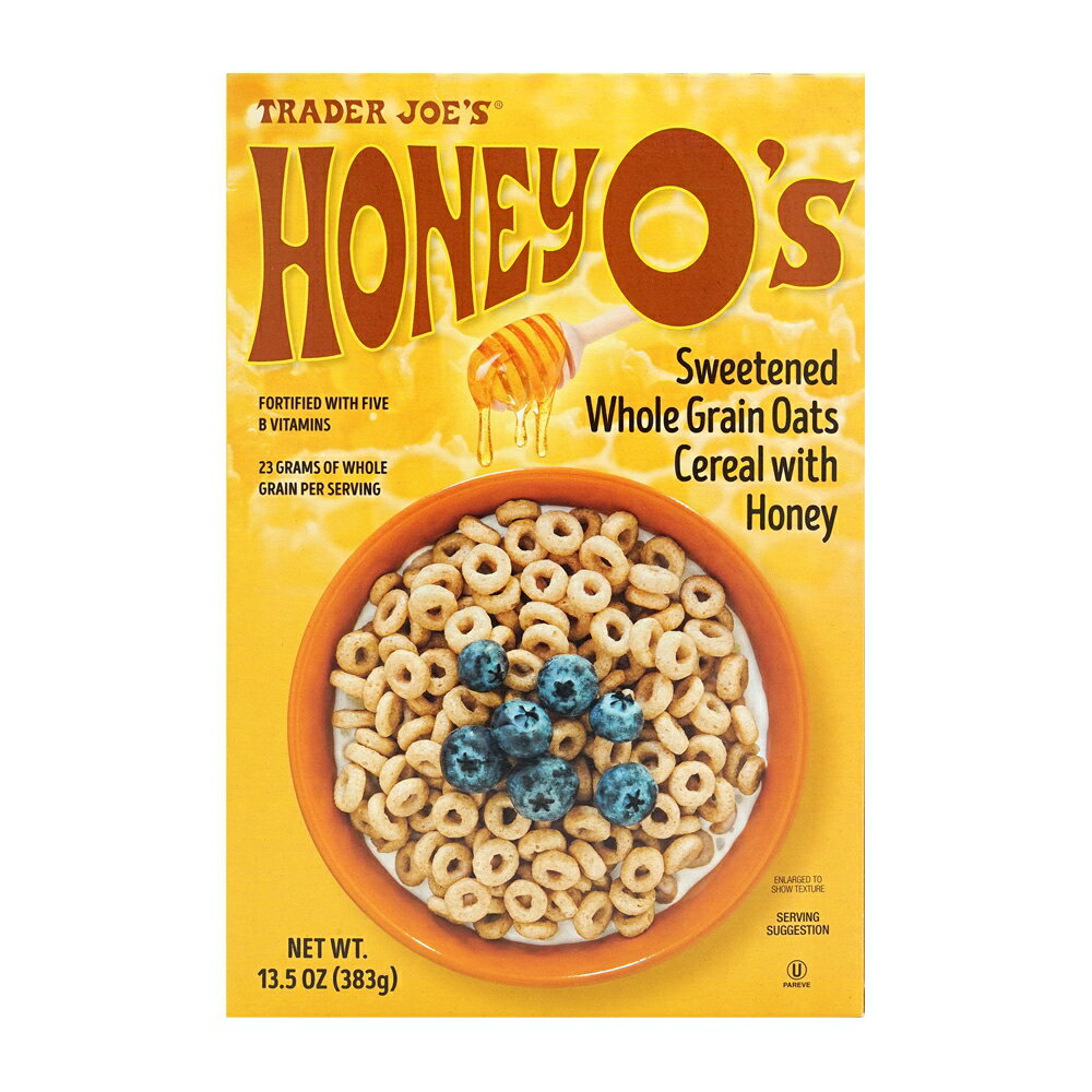 【最大1,000オフクーポン配布中】 ハニーナッツオーツ 383g シリアル トレーダージョーズ トレジョ【Trader Joe's】Honey Nut Os, 13.5 ozのサムネイル