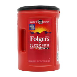 【送料無料】フォルジャーズ クラシックローストグラウンドコーヒー ミディアム 1.23kg【Folgers】Classic Roast Ground Coffee Medium 51 oz