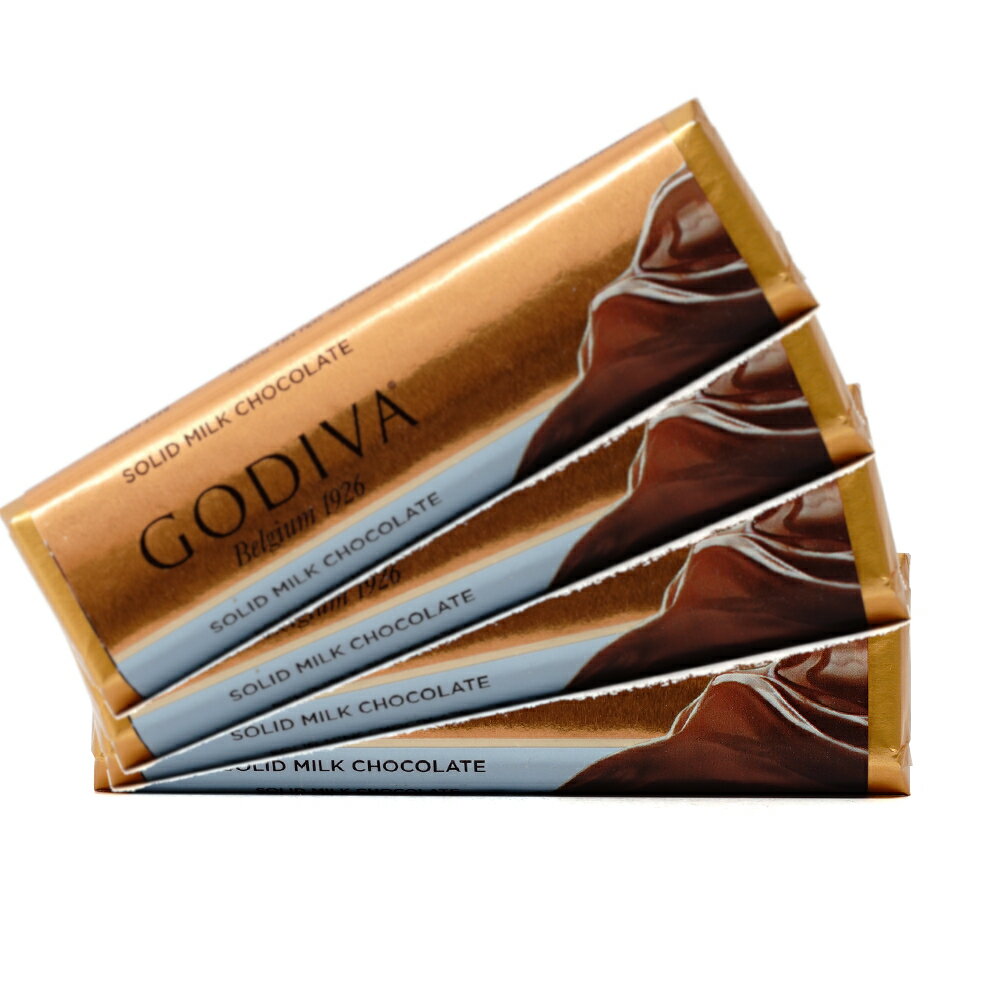 【送料無料】 ゴディバ ソリードミルクチョコレートバー43g 4個セット【GODIVA】Solid Milk Chocolate Bar 1.5 ozのサムネイル