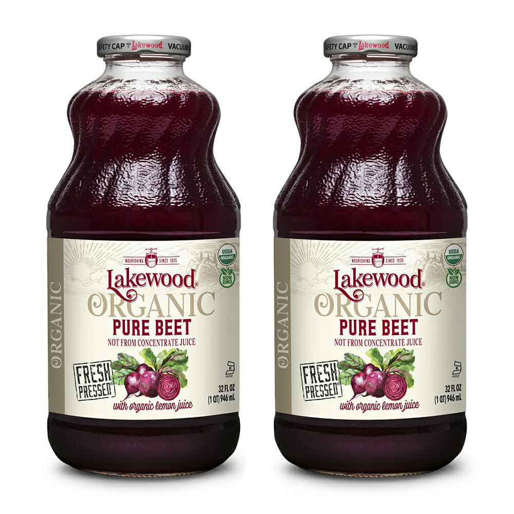 【送料無料】 レイクウッド オーガニック ピュア ビート ジュース 946ml 2個セット【Lakewood】Organic Pure Beet Juice 32 fl oz 2set