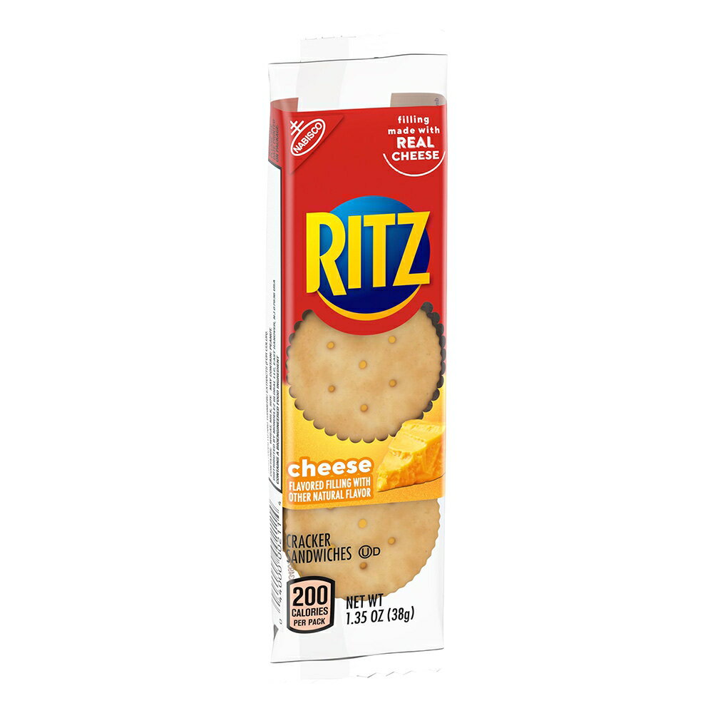  リッツ クラッカー チーズサンドイッチ 6個入り 各38g ナビスコ お菓子 スナックRitz Cracker Cheese Sandwiches, 1.35 oz