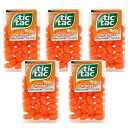 【送料無料】 5個セット ティックタック ミント キャンディー オレンジ 29g 60粒 ティックタック 飴【TicTac】Tic Tac Mints, Orange 1 oz