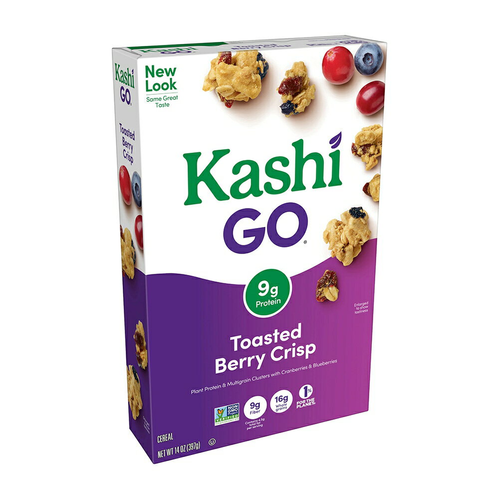 【送料無料】 シリアル トーストベリー クリスプシリアル 397g カシ グラノーラ【Kashi】GO Wander, Toasted Berry Crisp Cereal 14oz