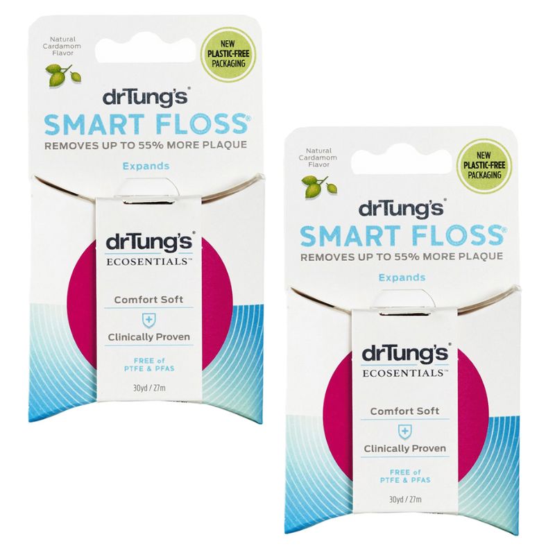 【送料無料】2個セット スマートフロス 27m ドクタータング デンタルフロス【Dr. Tung's】Smart Floss, 30 Yardのサムネイル
