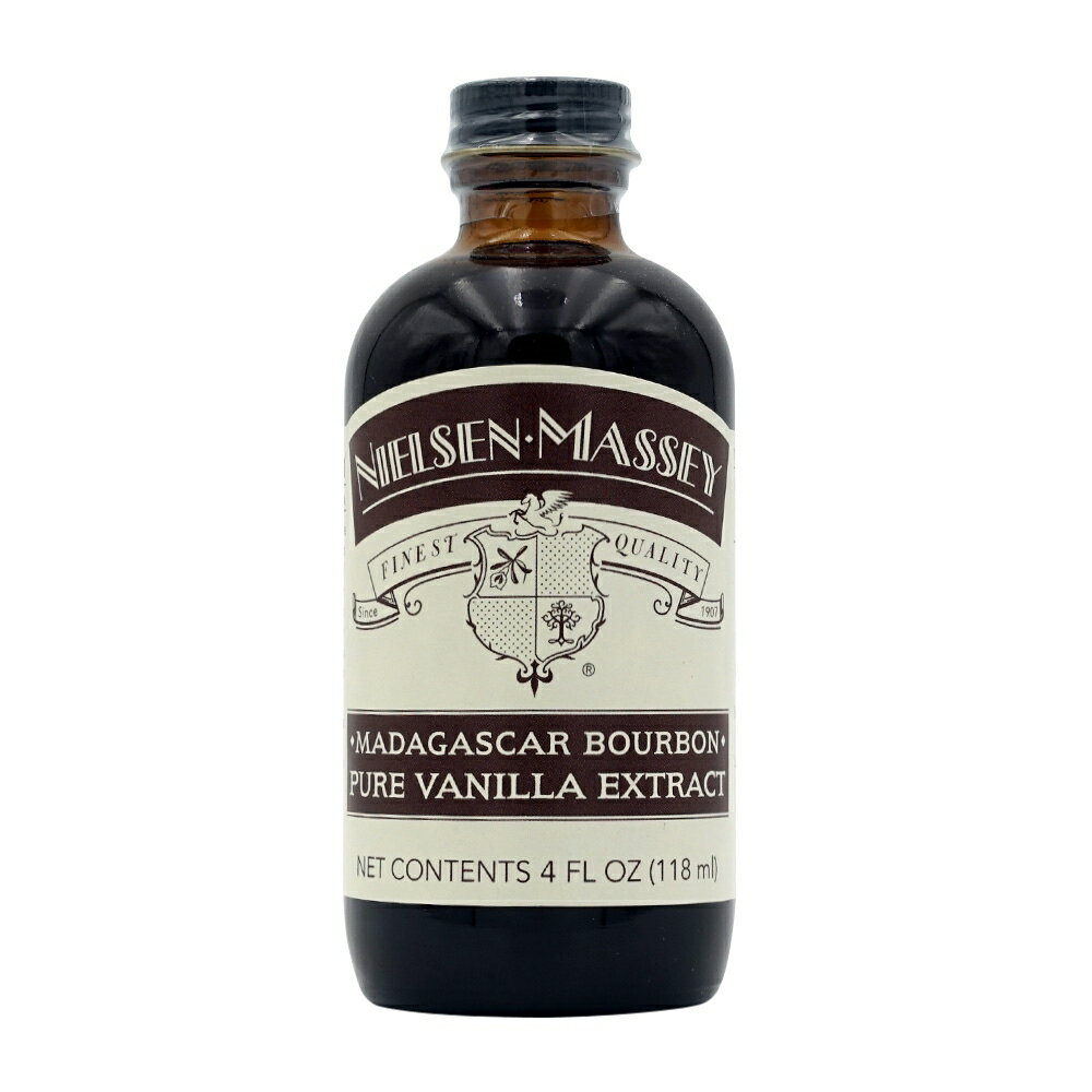 【送料無料】 マダガスカルバーボン ピュア バニラエキス 118ml ニールセンマッセイ【Nielsen Massey】Madagascar Bourbon, Pure Vanilla Extract 4 fl oz