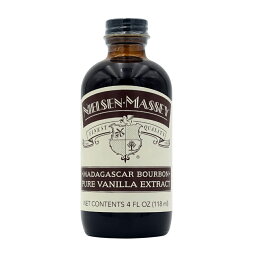 【送料無料】 マダガスカルバーボン ピュア バニラエキス 118ml ニールセンマッセイ【Nielsen Massey】Madagascar Bourbon, Pure Vanilla Extract 4 fl oz