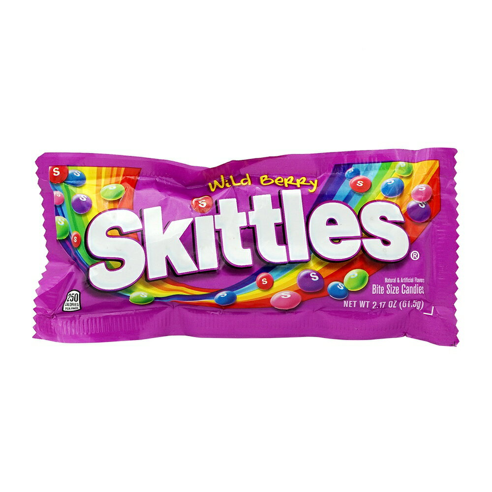 【送料無料】 キャンディー ワイルドベリー 61g スキットルズ 飴 お菓子 スナック【Skittles】Skittles, Wild Berry 2.17 OZ