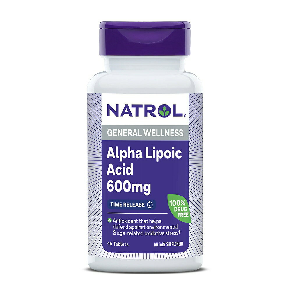  アルファリポ酸 600mg 45粒 タブレット 高含有 ナトロールAlpha Lipoic Acid 45 Tablets