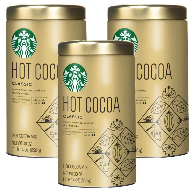 【送料無料】3個セット ホットココア クラシック 850g スターバックス スタバ プレゼント クリスマス ギフト 飲料 ドリンク ココア【Starbucks】Hot Cocoa Classic, 30 ozのサムネイル