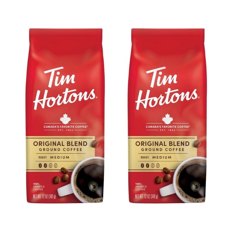 【送料無料】 2個セット オリジナルブレンド グラウンドコーヒー ミディアムロースト 340g ティムホートンズ【Tim Hortons】Original Blend Ground Coffee Medium Roast 12 ozのサムネイル