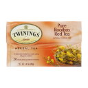 yz n[oeB[ sA C{X bheB[ 20 eB[obO gCjO g ~yTwiningszHerbal Tea Pure Rooibos Red Tea, 20 Tea Bags