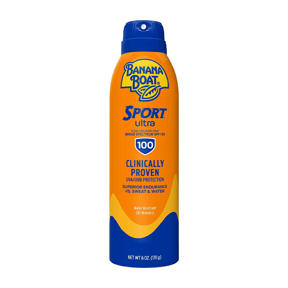 【送料無料】 ウルトラスポーツ クリア サンスクリーン スプレーSPF100 170g バナナボート 日焼け止め 夏【Banana Boat】Ultra Sport Clear Sunscreen Spray SPF 100 6 oz