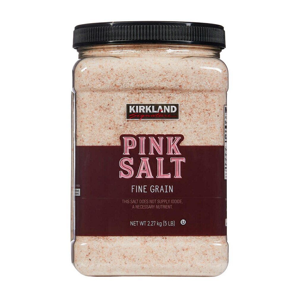 【送料無料】ピンクソルト 細粒 2.27kg カークランドシグネチャー 大容量 塩 料理【Kirkland Signature】Ground Himalayan Pink Salt, 5 lb